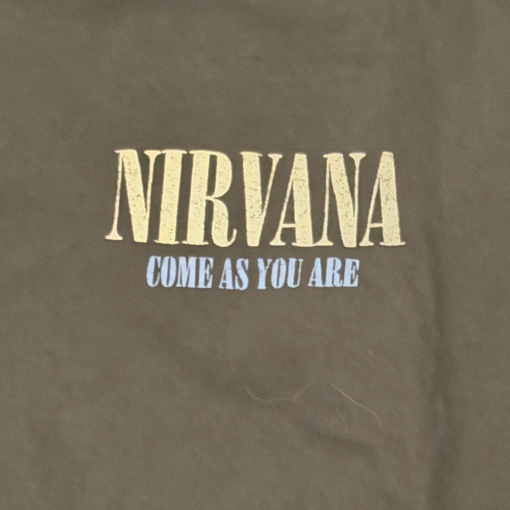 NIRVANA come as you are vintage band t-shirt